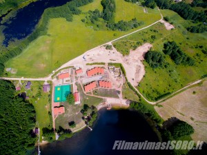 Alytaus sodyba, statybų fotografavimas iš oro