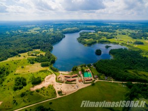 Alytaus sodyba, statybų fotografavimas iš oro